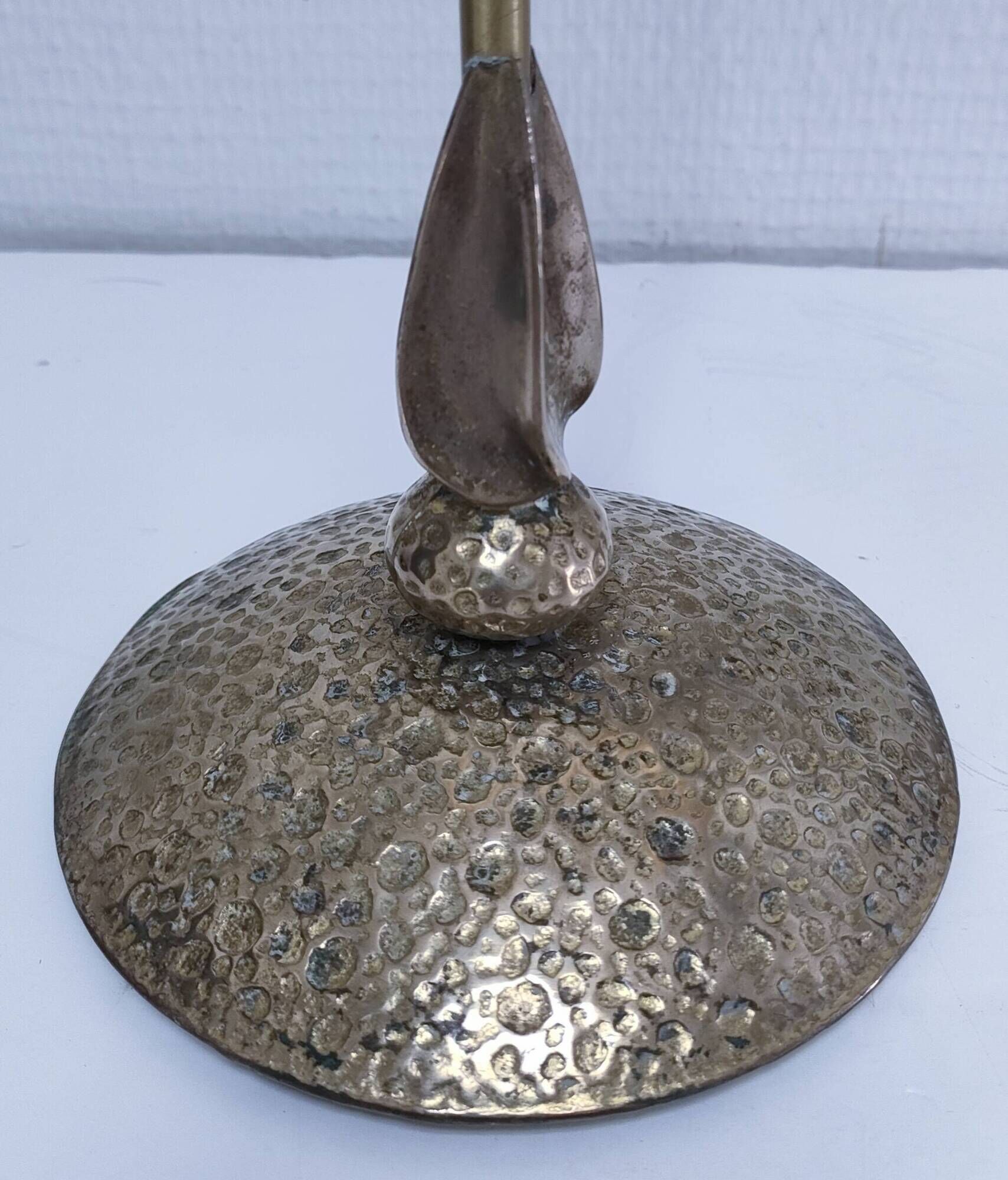 Pair of brass lamp bases Delmas design 90s