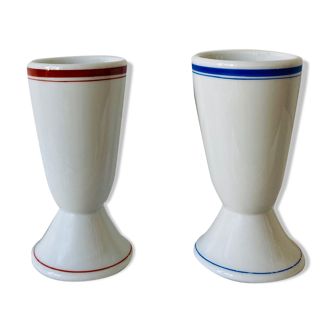 Pair of mazagran cups