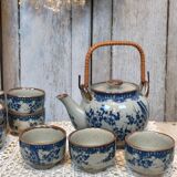 Tea service or cherry blossom coffee from Japan