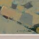 Huile sur toile suédoise – « Paysage côtier » par Arne Aspelin