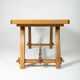 Table en orme par Aranjou France 1970s