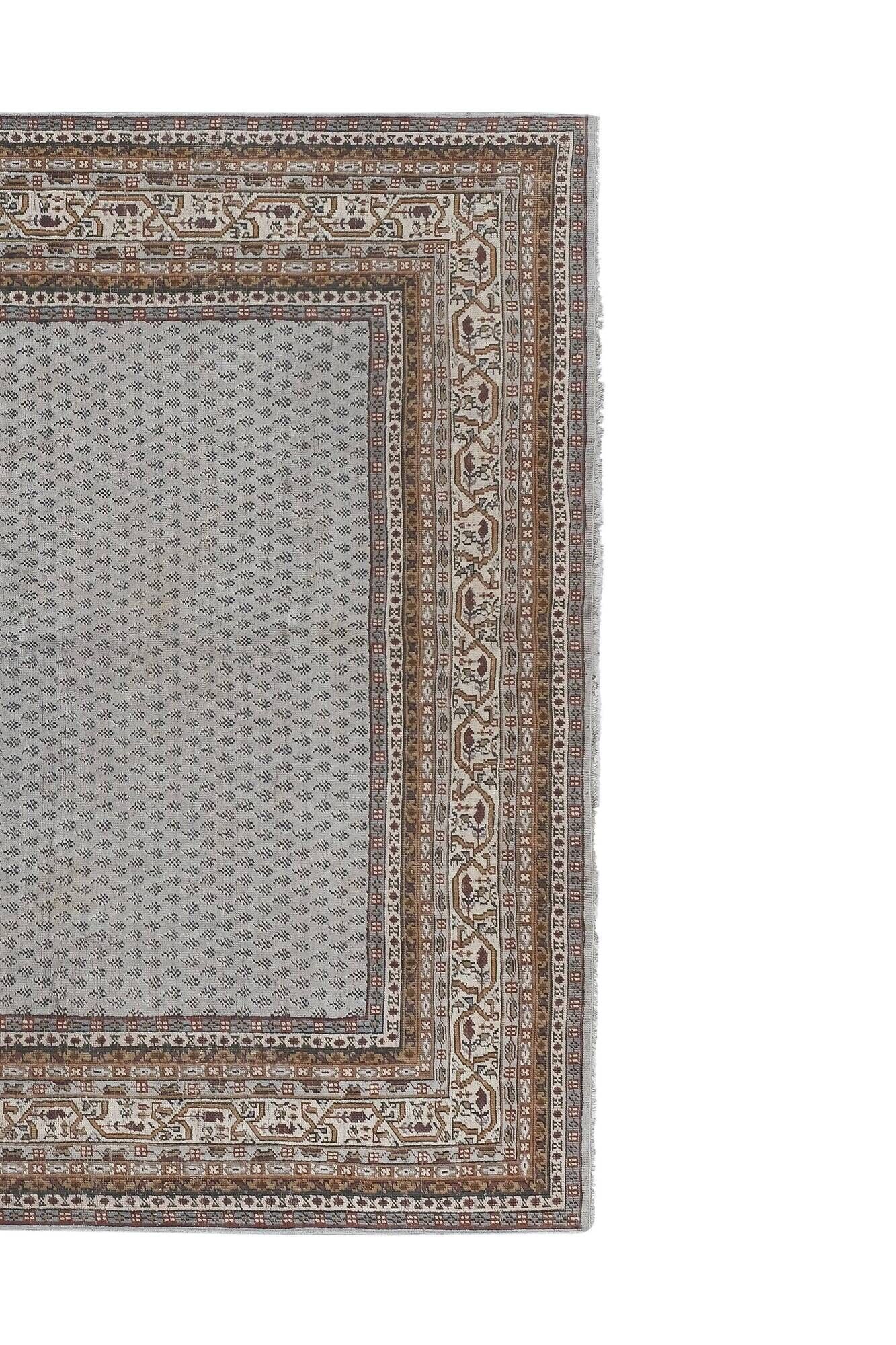 Vintage handmade Turkish rug 240x252 cm
