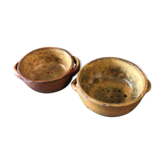 Pair of small 1940s valauri pots