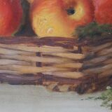 Peinture de G.Godinet "Pommes dans un panier"