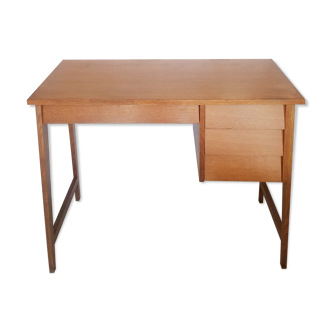 Vintage 1950 oak desk and oak grazing