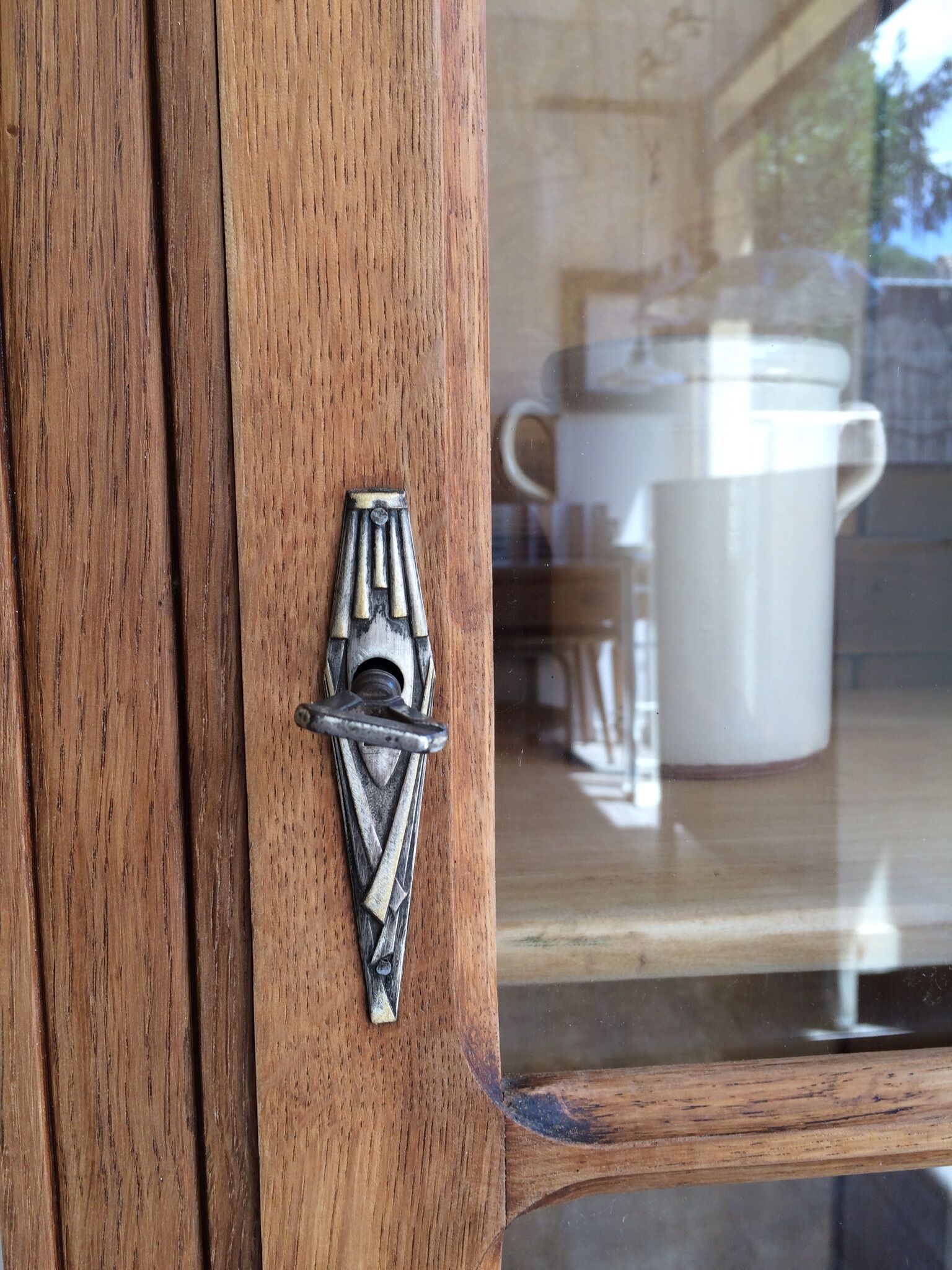 Art Deco glass cabinet