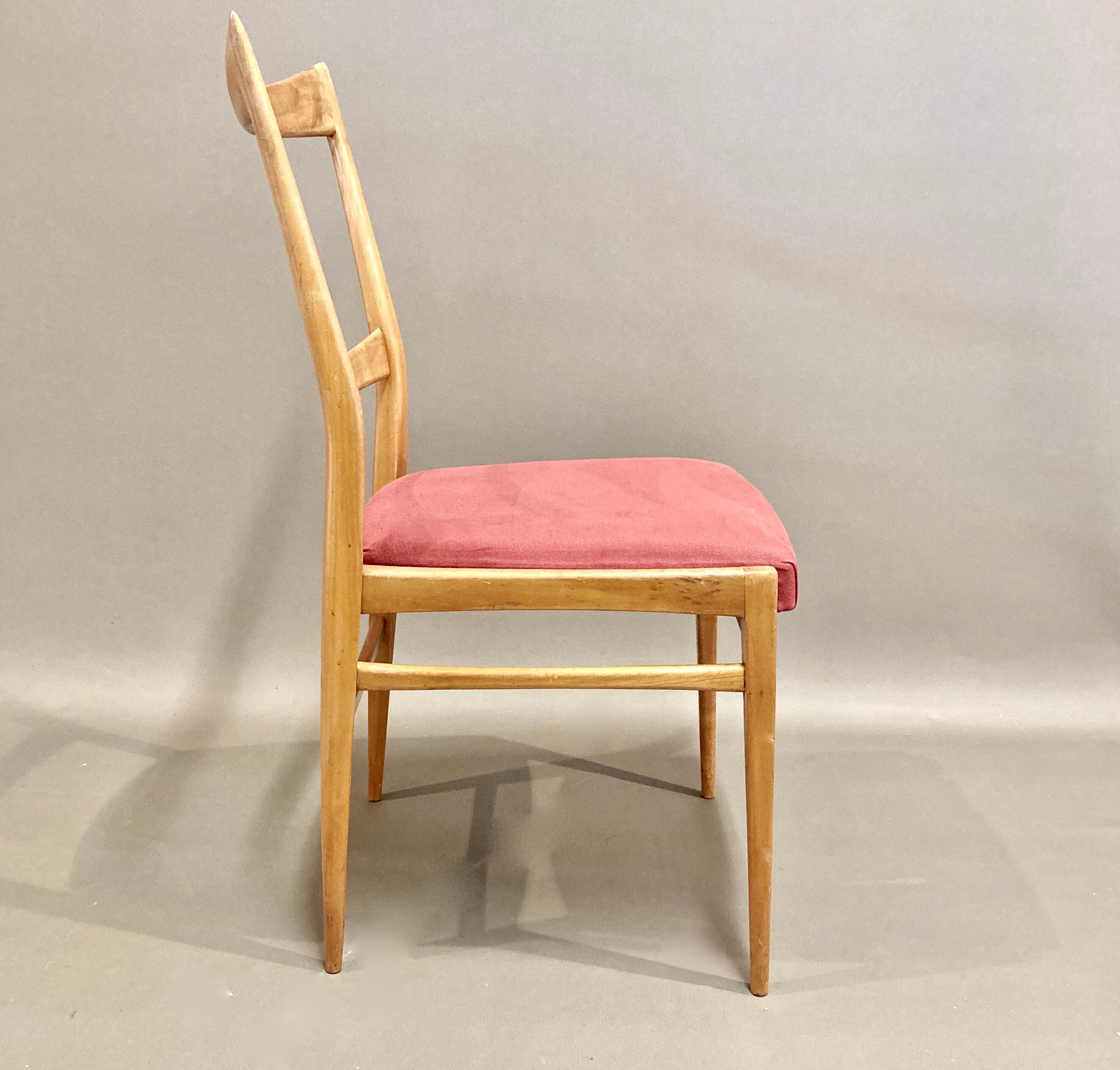 Set of 5 scandinavian chairs 1950