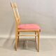 Ensemble de 5 chaises scandinaves 1950