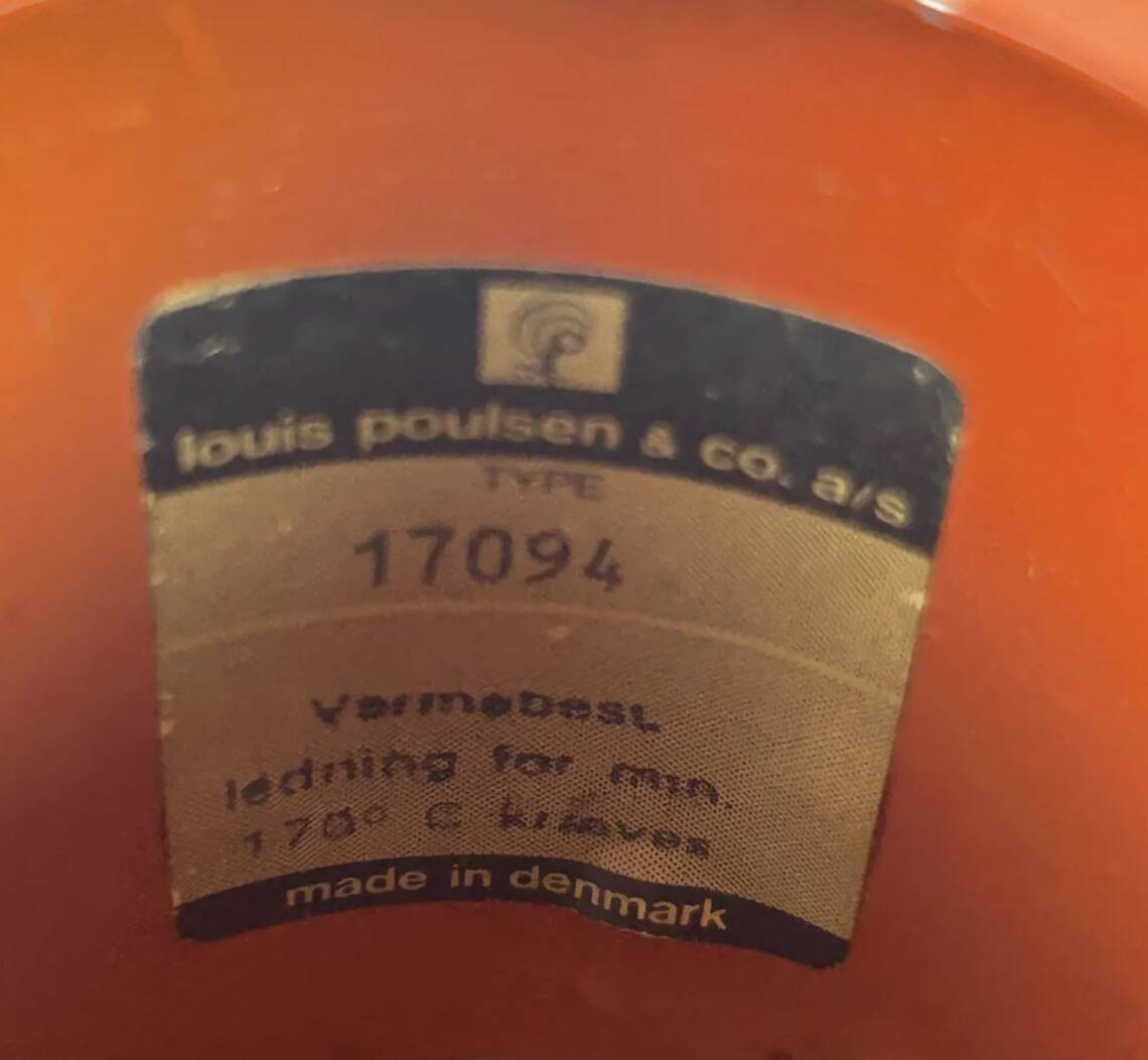 PH 4/3 Orange - Louis Poulsen Pendant, Poul Henningsen