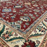 Large Afghan Wool Kazak Rug 290x200 cm Chobi, Very Fine