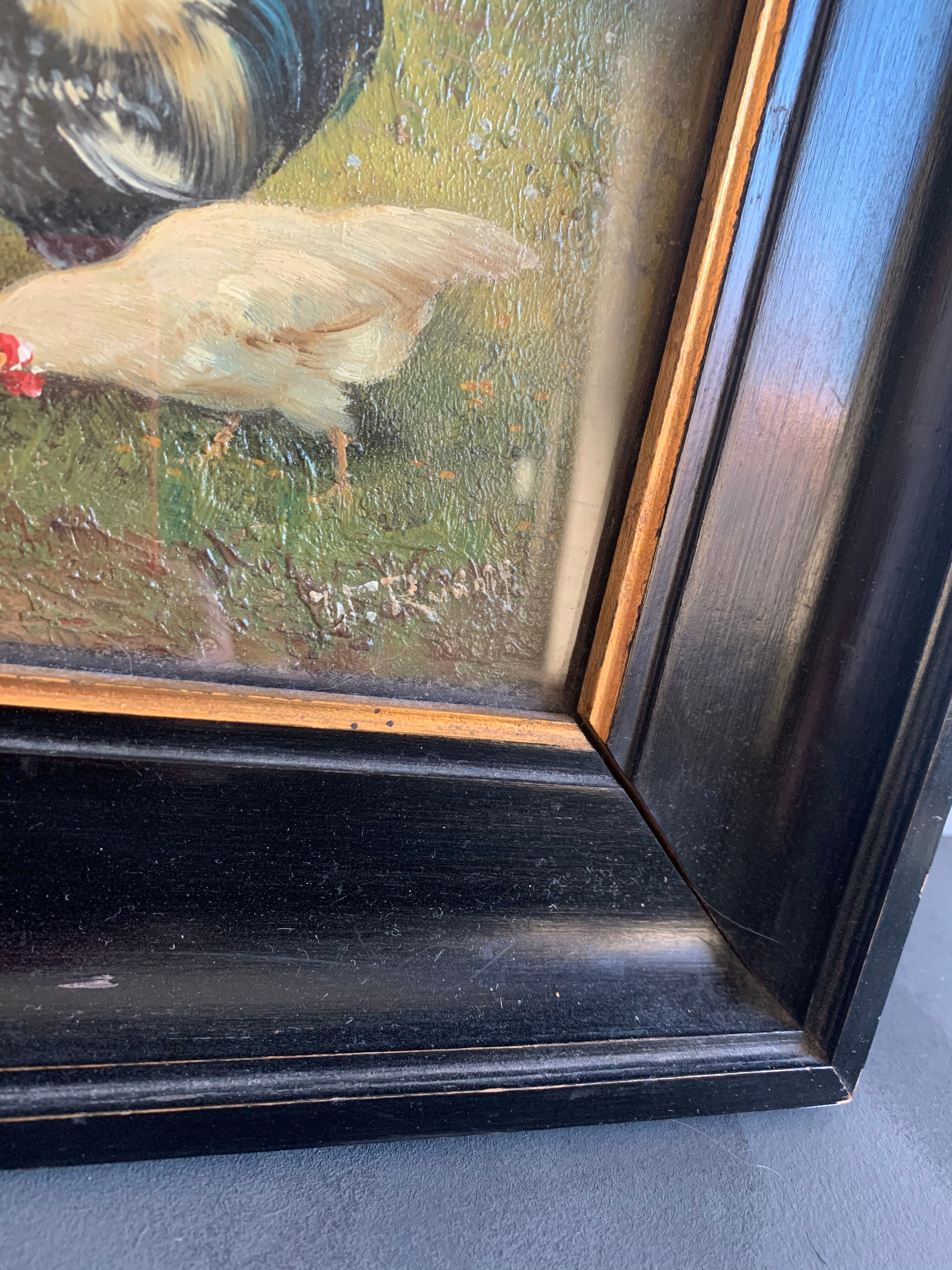 Antique oil painting, 1900