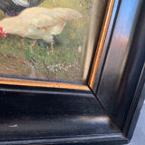 Antique oil painting, 1900