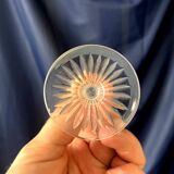 Set of 7 crystal liquor glasses