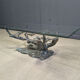 Vintage bonsai coffee table by Willy Daro, 1970s
