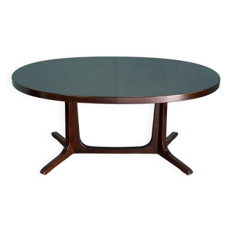 Table ovale extensible Baumann 255cm design scandinave vintage 60 70 rallon