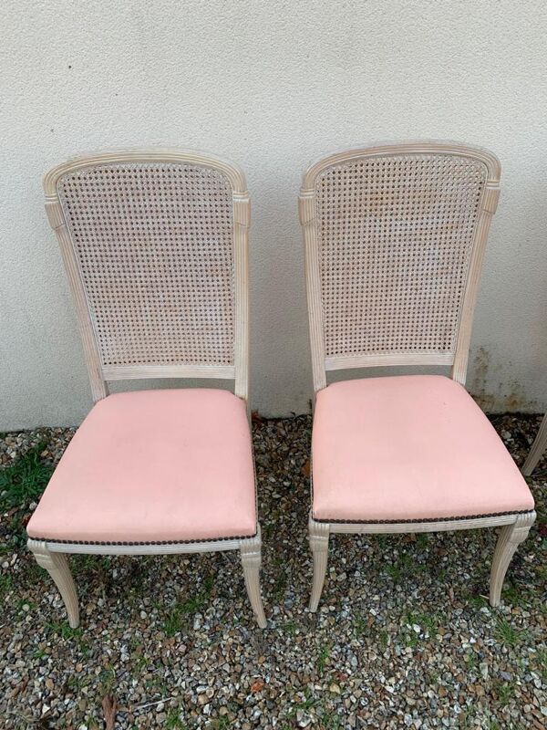 Chaises cannées