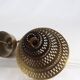 Hans Bergström brass ceiling light, conical shape Ateljé Lyktan 1950s