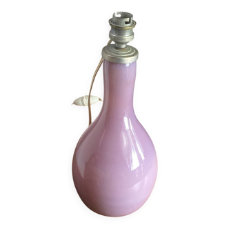 Violet opaline lamp