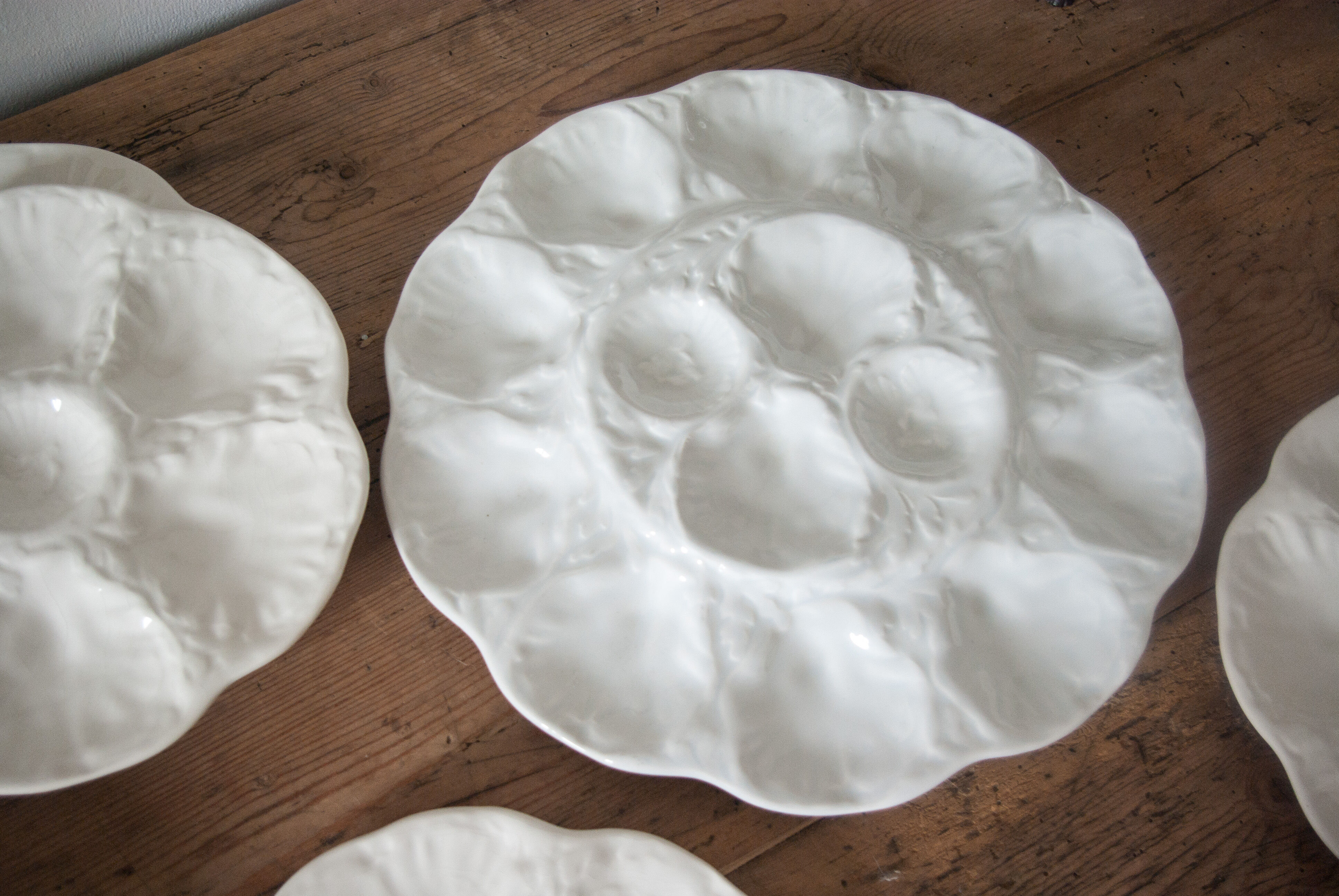 Gien oyster or seashell service party