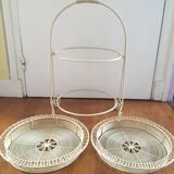 Two-piece removable basket