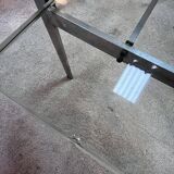 Poul Kjaerholm glass coffee table model PK61, Denmark 1960s