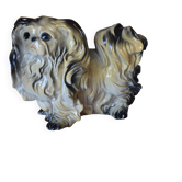 Ceramic dog sculpture from the 1940s-50s.
