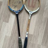Old badminton rackets
