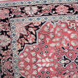 Vintage carpet Persian Tabriz Kashmir handmade 78cm x 129cm 1960s