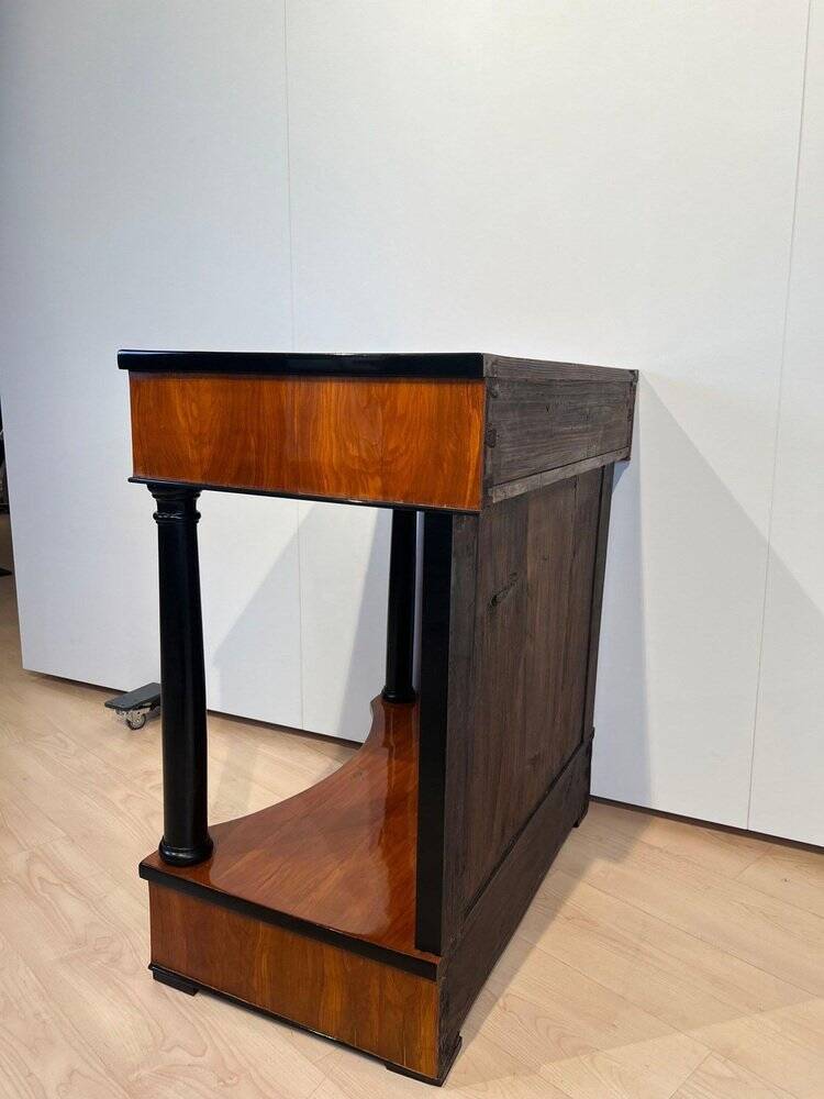 Biedermeier Console Table in Cherry Veneer, 1820