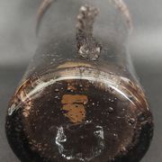 Vintage glass vase from the Ponant Locronan glassworks, 20th century
