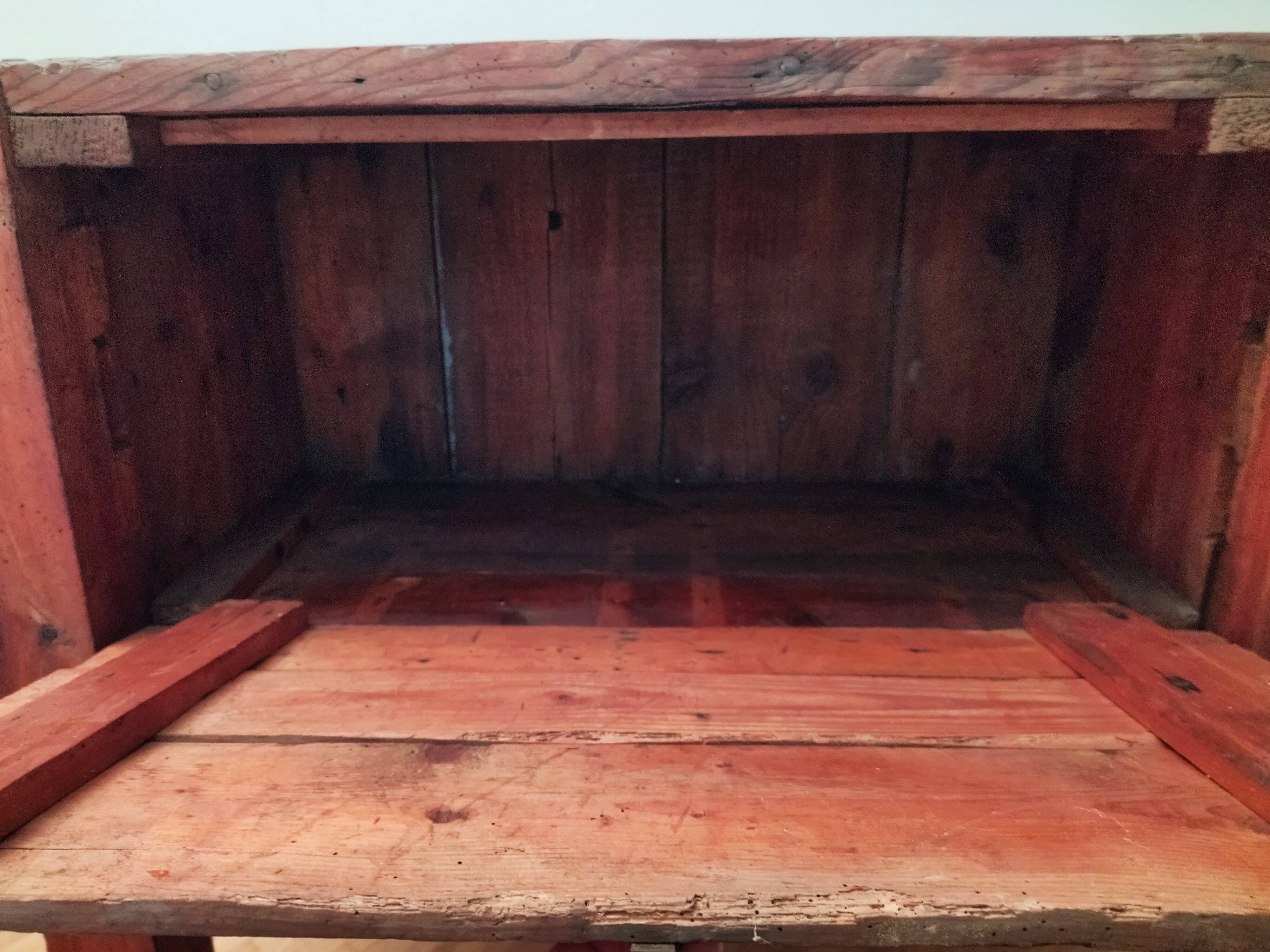 Handmade workbench (60s) solid wood