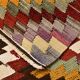 3x5 Green & Red Tribal Kilim Rug, 102x148Cm
