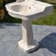 Vintage marbled earthenware sink from the 90s