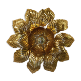 Masca floral wall lamp, Italy, 70's