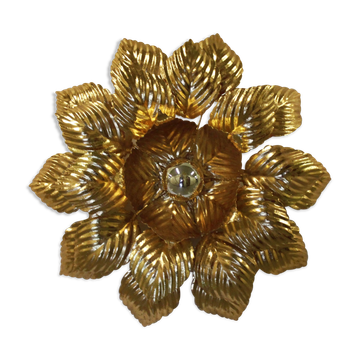 Masca floral wall lamp, Italy, 70's