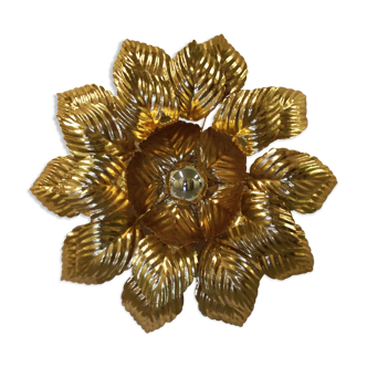 Masca floral wall lamp, Italy, 70's
