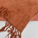 Kilim Turc Vintage Terracotta Uni, Tapis Naturel pour Salon et Chambre