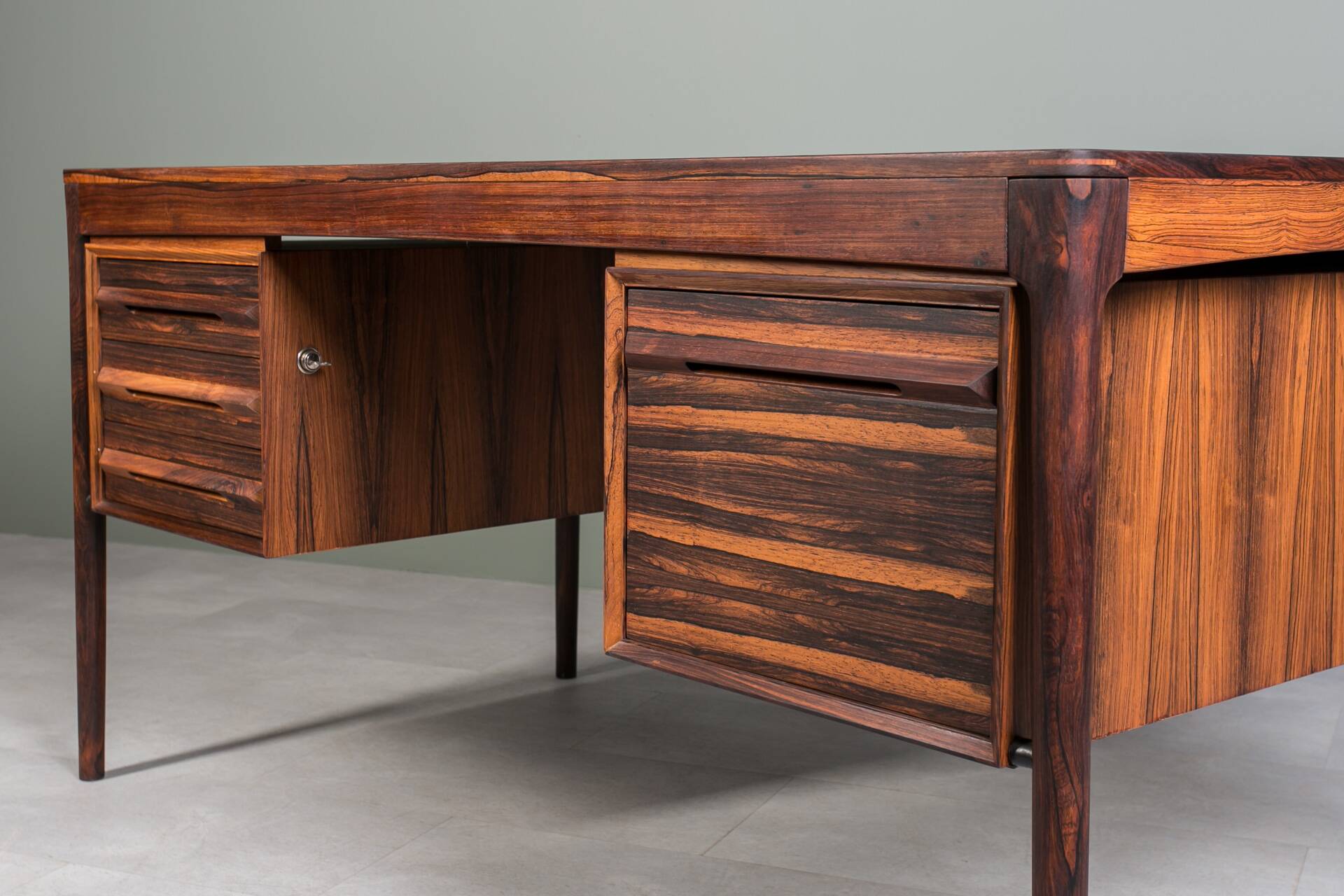 Mid-Century Modern Desk by Bruksbo, Norway, 1960s, attributed to Torbjorn Afdal