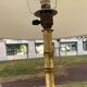 Bamboo bronze  lamp 1950
