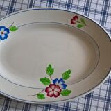 Oval ceramic dish Moulin des Loups "Véronique"