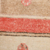 Tapis turc rouge pâle, 75x385cm