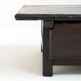 18th century coffee table made from a banker or merchant’s table