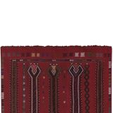 Vintage Turkish Oushak Rug Handwoven 151x235 cm