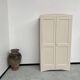 Restored 1930 art deco wardrobe, pure linen color