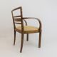 Set of 2 Art Deco chairs in birch burl