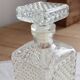 Vintage pressed glass whisky carafe