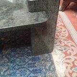 Minimalist granite coffee table circa 1970