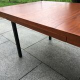 Scandinavian coffee table & 60s shelves