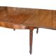 Large extendable oval table up to 3 metres, walnut.