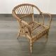 Chaise Fauteuil en rotin enfants 1960
